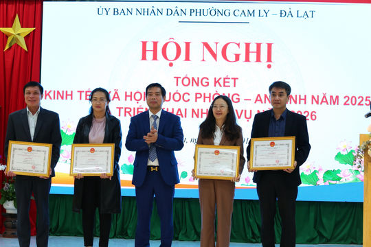 Phường Cam Ly - Đà Lạt không còn hộ nghèo, 100% trường học đạt chuẩn quốc gia