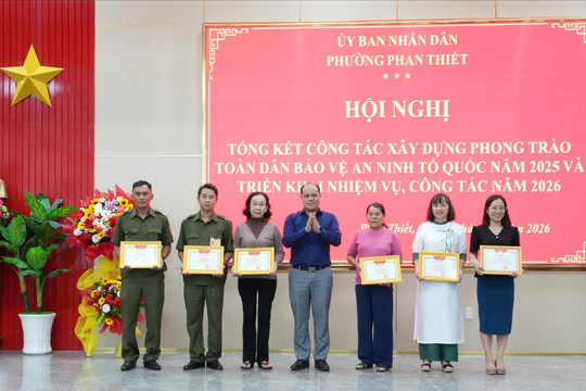 Nhiều mô hình bảo vệ an ninh Tổ quốc ở phường Phan Thiết phát huy hiệu quả