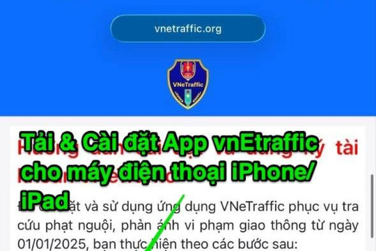 Hướng dẫn cài ứng dụng VNeTraffic tra cứu phạt nguội giao thông
