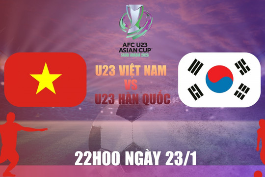 Link VTVgo trực tiếp bóng đá U23 Việt Nam và U23 Hàn Quốc 23/1/2026: U23 Việt Nam thắng