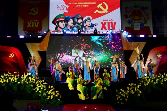 Lâm Đồng tổ chức Chương trình nghệ thuật chào mừng thành công Đại hội lần thứ XIV của Đảng