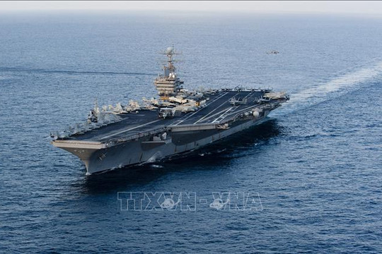 Mỹ triển khai nhóm tác chiến tàu sân bay USS Abraham Lincoln tới Trung Đông