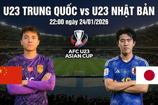 Link TV360, FPT Play trực tiếp bóng đá U23 Trung Quốc vs U23 Nhật Bản: Nhật Bản thắng