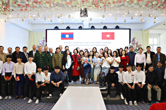 Hội Hữu nghị Việt Nam - Lào Lâm Đồng gặp mặt sinh viên Lào dịp Tết