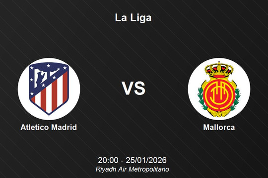 Nhận định Atletico Madrid vs Mallorca - La Liga: Pháo đài Riyadh Air Metropolitano