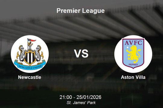 Nhận định Newcastle vs Aston Villa - Premier League: Thử thách tại St. James Park