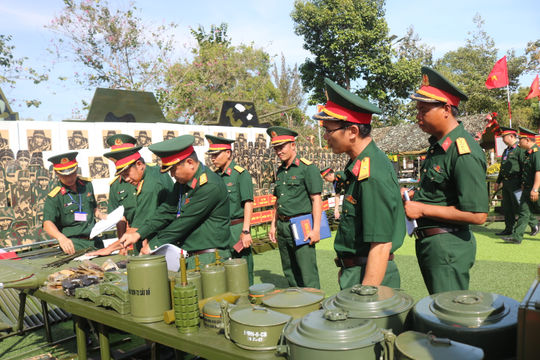 Hội thao huấn luyện chiến sĩ mới ở Lâm Đồng