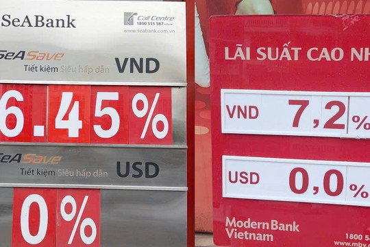 Lãi suất ngân hàng hôm nay 26/1: Ghi nhận điều chỉnh mới theo hướng đi lên