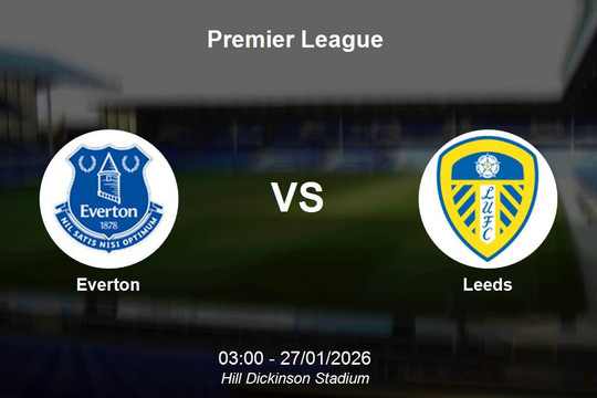 Nhận định Everton vs Leeds - Premier League: Cơ hội bứt phá tại Hill Dickinson Stadium