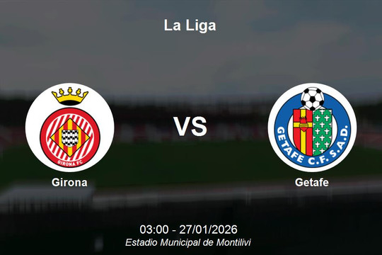 Nhận định Girona vs Getafe - Vòng 21 La Liga