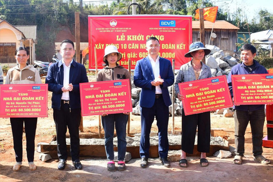 Xã Đức An khởi công xây dựng 10 căn nhà đại đoàn kết