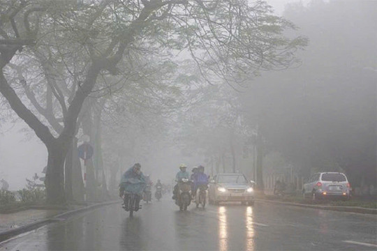 Thời tiết ngày 27/1: Bắc Bộ sương mù và mưa phùn, vùng núi có nơi rét đậm dưới 11 độ C