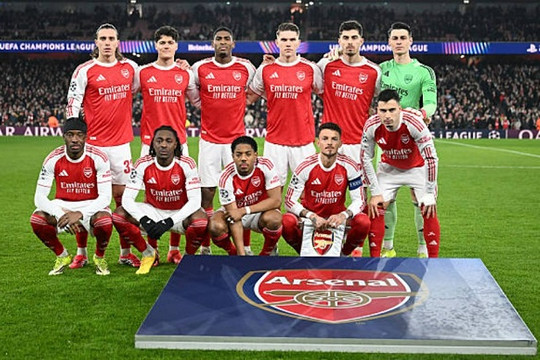 Arsenal lập kỷ lục toàn thắng, xác định 8 đội vào thẳng vòng 16 đội Champions League