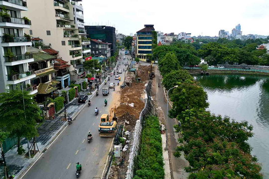 Hà Nội mở rộng đường ven Hồ Tây: Không lấy đất dân và giữ nguyên diện tích mặt nước