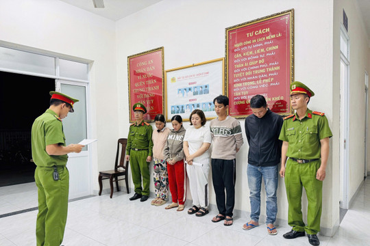 Đắk Lắk: Khởi tố 5 bị can trong đường dây đánh bạc giao dịch 100 triệu đồng mỗi ngày