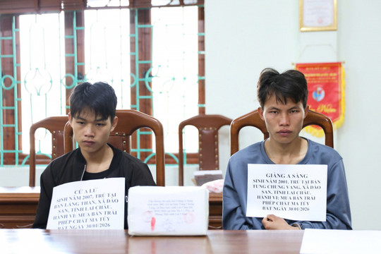 Công an tỉnh Lai Châu triệt phá chuyên án ma túy, thu giữ 2 bánh heroin tại biên giới