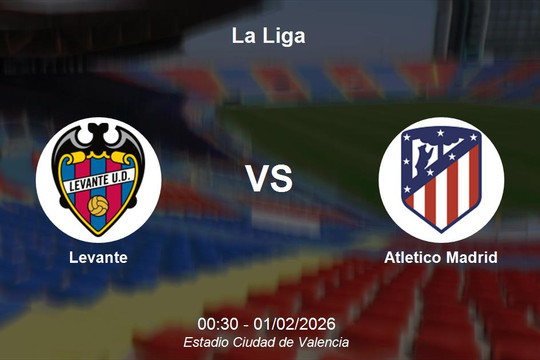 Nhận định Levante vs Atletico Madrid - Atletico Madrid quyết tâm giữ vững top 3 La Liga