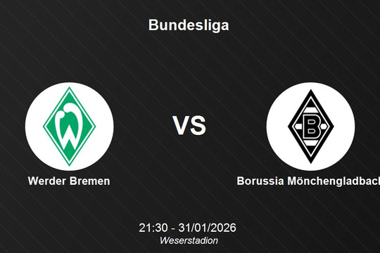 Nhận định Werder Bremen vs Borussia Mönchengladbach - Bundesliga