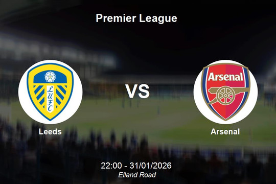 Nhận định Leeds vs Arsenal - Premier League: Thử thách tại Elland Road