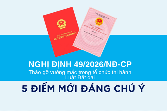 Nghị định mới tháo gỡ nhiều điểm nghẽn trong thi hành Luật Đất đai