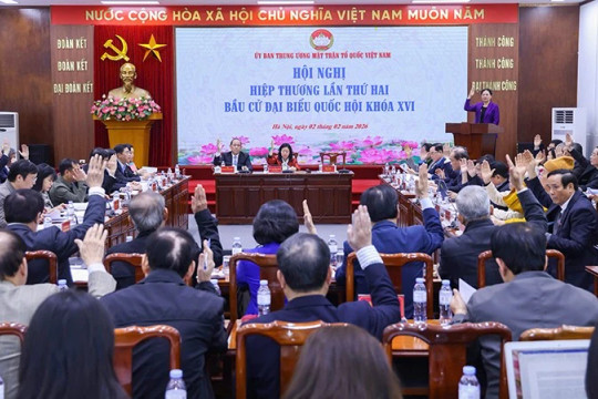 Thống nhất danh sách 217 người ở Trung ương được giới thiệu ứng cử đại biểu Quốc hội khóa XVI