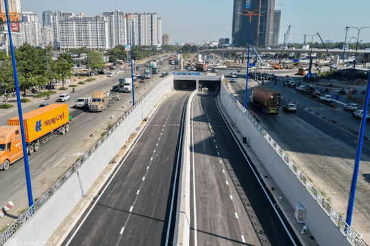 TP.HCM thông xe hầm chui HC1-02 nút giao An Phú: Giảm 80% ùn tắc cửa ngõ phía Đông