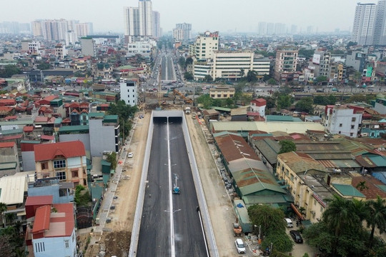 Hà Nội sắp đưa vào vận hành hầm chui Kim Đồng - Giải Phóng hơn 778 tỷ đồng