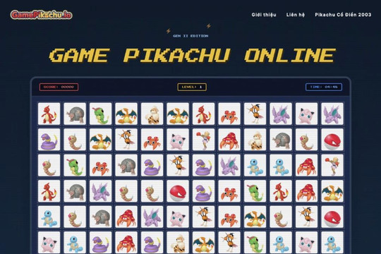 Chơi Pikachu online nhanh chóng trên GamePikachu.io không cần cài đặt