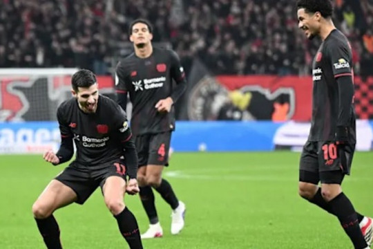 Bayer Leverkusen vào bán kết Cúp Quốc gia Đức sau chiến thắng áp đảo 3-0 trước St. Pauli