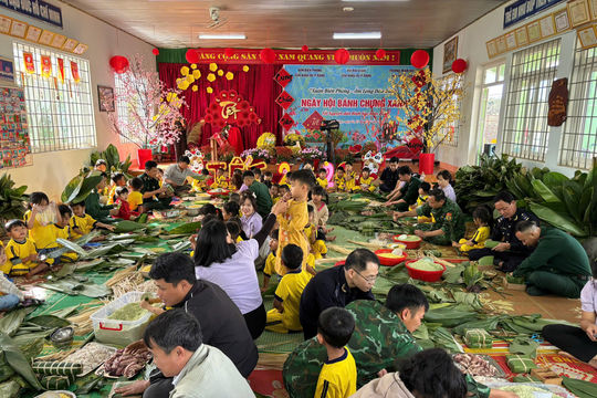 “Xuân Biên phòng ấm lòng dân bản” nơi biên giới Lâm Đồng
