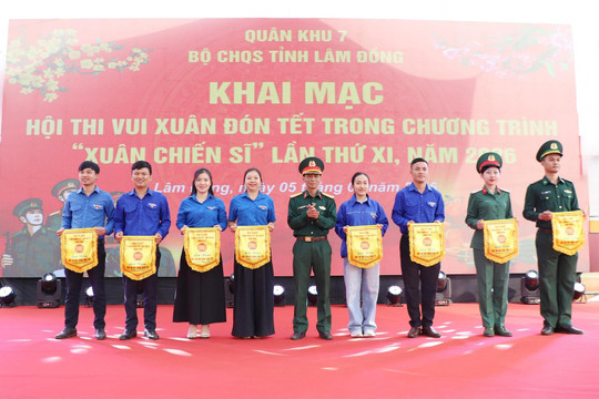 Khai mạc Hội thi “Vui xuân đón Tết” – gắn kết tình quân dân Lâm Đồng