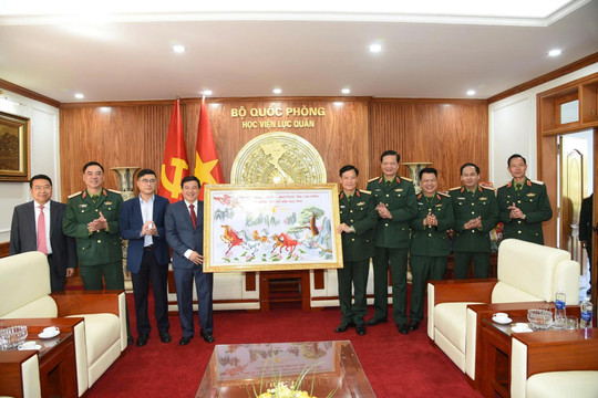 Học viện Lục quân xây dựng thế trận lòng dân vững chắc