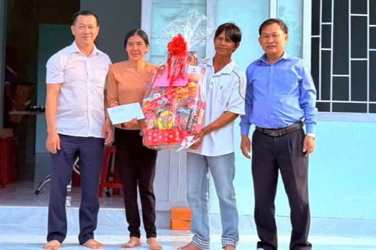 Hàm Kiệm bàn giao nhà cho hộ nghèo, chăm lo Tết an sinh trước Xuân Bính Ngọ