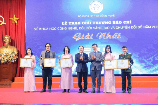 VTV giành giải Nhất tại Giải Báo chí Khoa học Công nghệ và Chuyển đổi số 2025