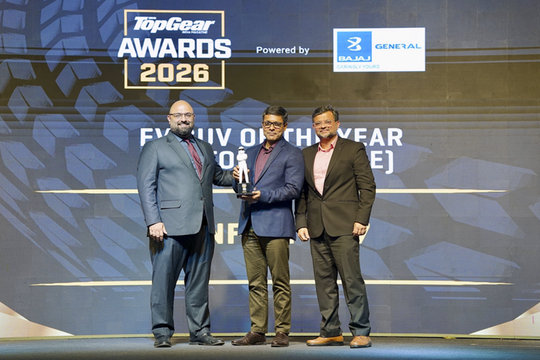 VinFast VF 7 được vinh danh là SUV điện của năm tại lễ trao giải BBC TopGear India Awards 2026
