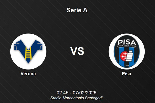 Nhận định Verona vs Pisa - Trận cầu 6 điểm tại Serie A
