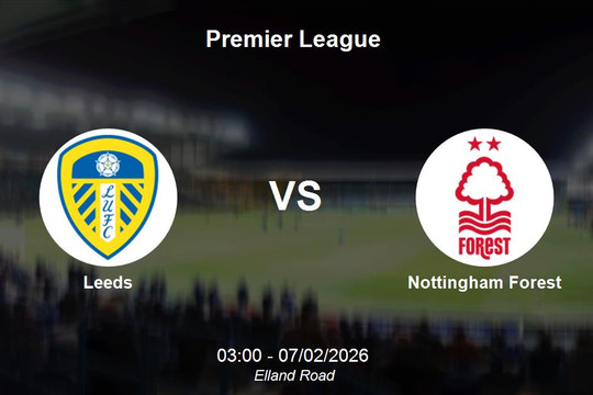 Nhận định Leeds vs Nottingham Forest - Trận chiến sinh tử tại Elland Road