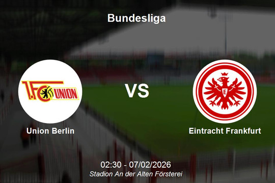 Nhận định Union Berlin vs Eintracht Frankfurt - Bundesliga