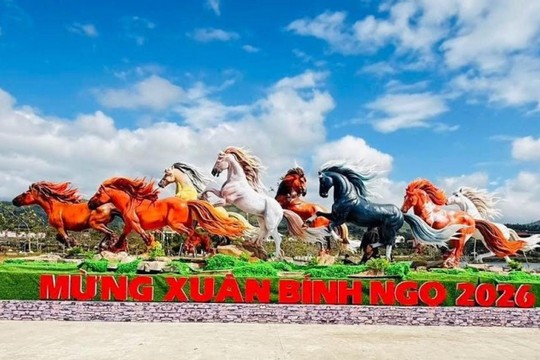 Linh vật ngựa Tết 2026: Ngựa vàng Điện Biên và dàn tuấn mã các tỉnh gây sốt