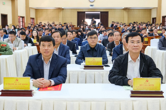 Gần 58.000 đại biểu ở Lâm Đồng tham dự Hội nghị nghiên cứu, học tập, quán triệt Nghị quyết Đại hội XIV của Đảng