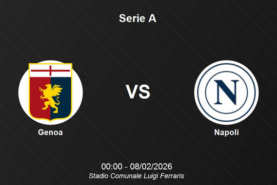 Nhận định Genoa vs Napoli - Serie A: Thử thách cho tham vọng Top 3