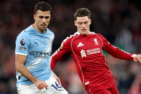 Rodri rực sáng tại Anfield: Khi Quả bóng vàng tìm lại bản ngã giúp Man City hạ Liverpool