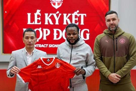 Hải Phòng FC chiêu mộ tiền đạo Ronaldo Fletcher cùng bộ đôi tân binh cho lượt về V-League