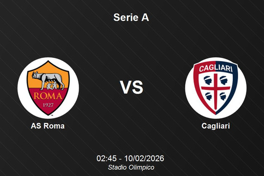 Nhận định AS Roma vs Cagliari - Serie A