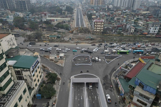 Hà Nội thông xe kỹ thuật đoạn Đầm Hồng - Quốc lộ 1A thuộc Vành đai 2,5 sau 12 năm