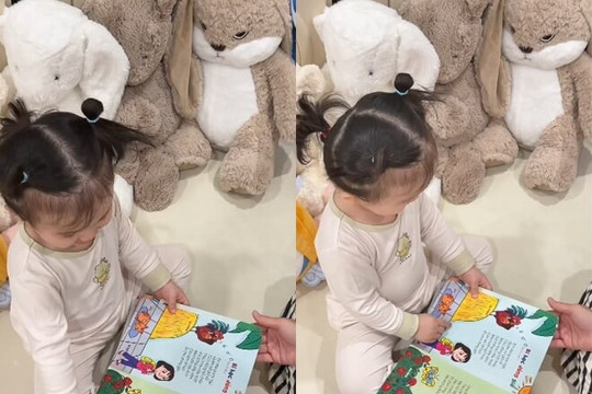 Con gái lai Hàn Quốc của Sam gây ấn tượng với khả năng nhận biết vượt tuổi