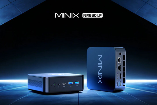 Minix trình làng mini-PC AMD mới: Lưu trữ tối đa 8TB trong thiết kế siêu nhỏ gọn
