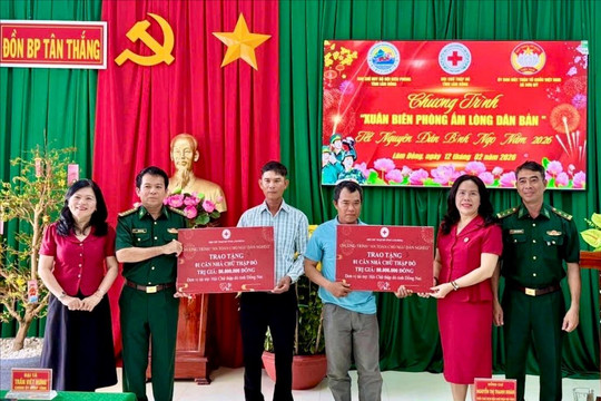 Trao 2 căn nhà Hội Chữ thập đỏ cho ngư dân vùng biển Lâm Đồng