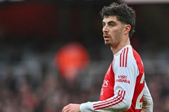 Arsenal mất Kai Havertz trước thềm đại chiến: Bài toán nan giải cho Mikel Arteta