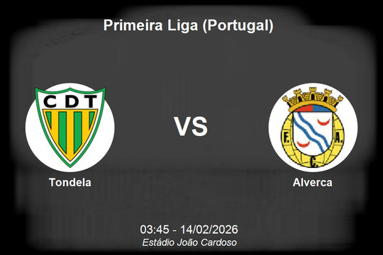 Nhận định Tondela vs Alverca - Primeira Liga 03h45 ngày 14/2